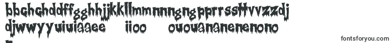 Czcionka Creepsville – kreolskie czcionki
