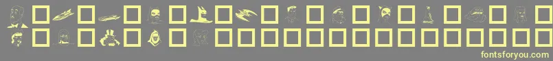 Batman ffy Font – Yellow Fonts on Gray Background