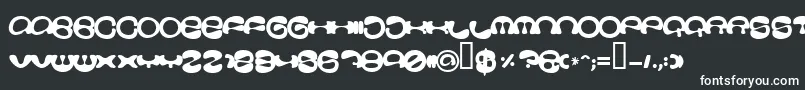 Шрифт Stoopid – белые шрифты