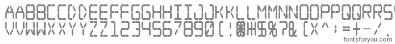 Digital Dream Fat Narrow Font – Gray Fonts