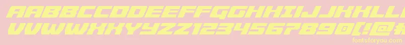 En savoir plus sur la police Cruiserfortressital Police Cruiserfortressital – polices jaunes sur fond rose