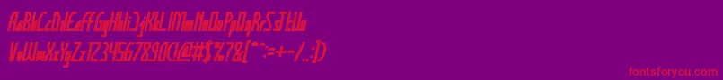 fuente HumanAlterEgoBolditalic – Fuentes Rojas Sobre Fondo Morado