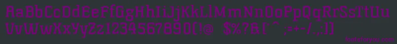 Korneuburg Font – Purple Fonts on Black Background
