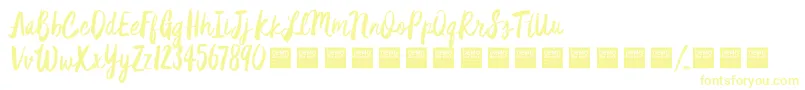 StarDustDemo Font – Yellow Fonts