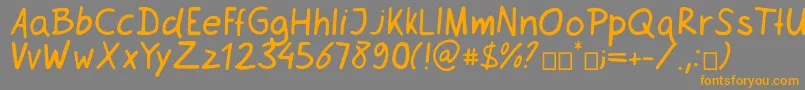 More about Netsrak Font Netsrak Font – Orange Fonts on Gray Background