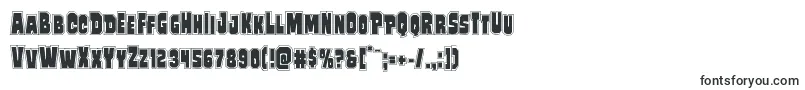 Шрифт Mindlessbruteposter – узкие шрифты