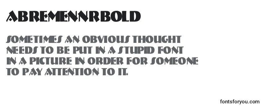 ABremennrBold Font