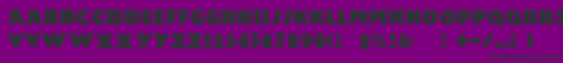 Dslemiesz Font – Black Fonts on Purple Background
