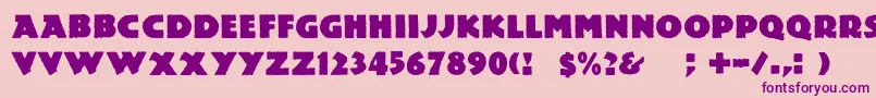 Dslemiesz Font – Purple Fonts on Pink Background