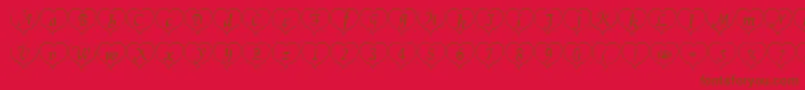 More about Heartwhite Font Heartwhite Font – Brown Fonts on Red Background