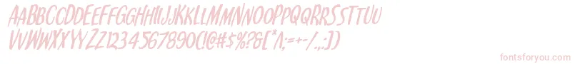 Kennebunkportital Font – Pink Fonts on White Background