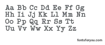 TypowriterBoldDemo-fontti