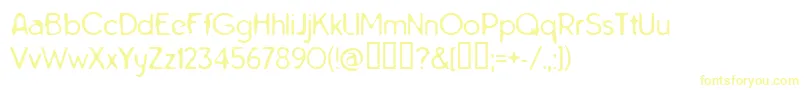 Tarnh ffy-Schriftart – Gelbe Schriften