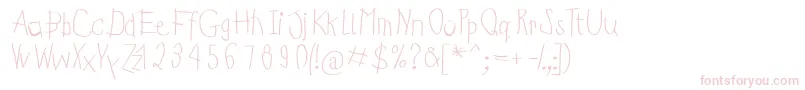 Kidsfirstabc Font – Pink Fonts