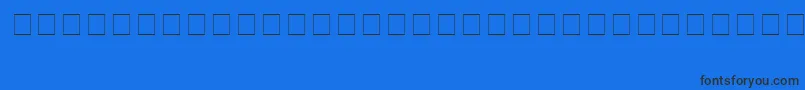 Ac3Lovedings1 Font – Black Fonts on Blue Background