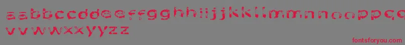 Likefont Font – Red Fonts on Gray Background