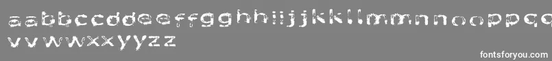 Likefont Font – White Fonts on Gray Background
