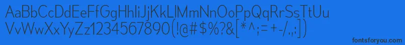 fuente MesmerizeScEl – Fuentes Negras Sobre Fondo Azul
