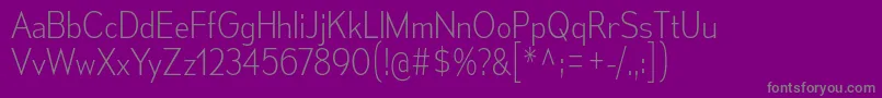 MesmerizeScEl-Schriftart – Graue Schriften auf violettem Hintergrund