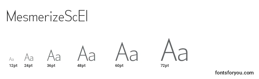 MesmerizeScEl Font Sizes