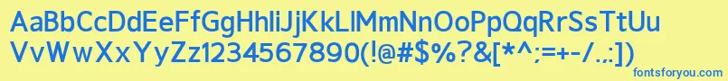 More about GeldersansBold Font GeldersansBold Font – Blue Fonts on Yellow Background