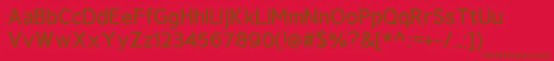 Lisätietoja GeldersansBold-fontista GeldersansBold-fontti – ruskeat fontit punaisella taustalla