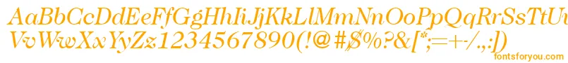 フォントCaslon335Regularitalic – オレンジのフォント