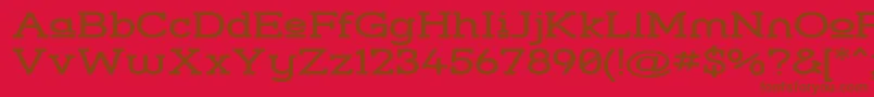 Шрифт Strslupw – коричневые шрифты на красном фоне