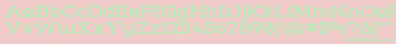 More about Strslupw Font Strslupw Font – Green Fonts on Pink Background