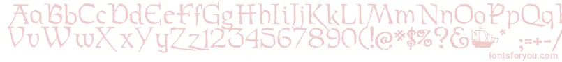 Stoertebeker Font – Pink Fonts on White Background