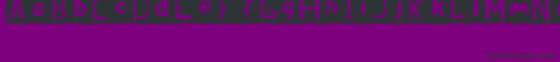 BrandonErcJuly2008 Font – Black Fonts on Purple Background