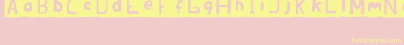 Weitere Informationen zur BrandonErcJuly2008-Schriftart BrandonErcJuly2008-Schriftart – Gelbe Schriften auf rosa Hintergrund