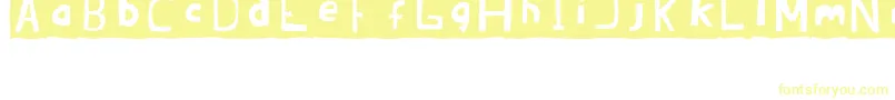 Fonte BrandonErcJuly2008 – fontes amarelas em um fundo branco