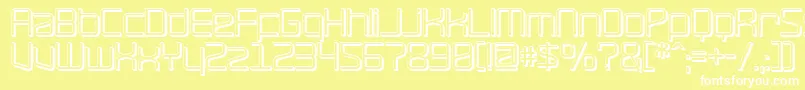 RaveOffset Font – White Fonts on Yellow Background