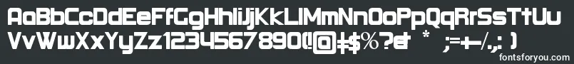 RoundBold Font – White Fonts