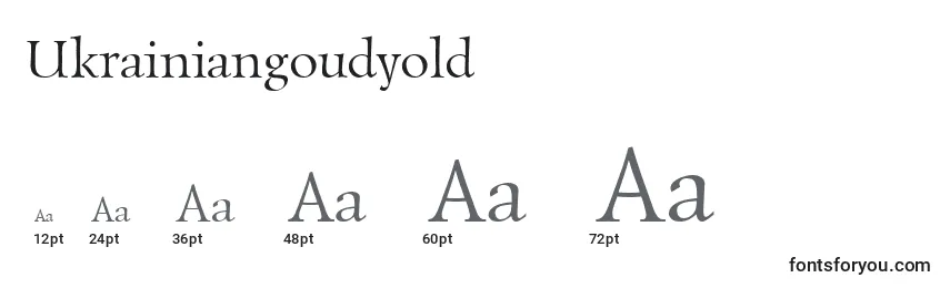Ukrainiangoudyold Font Sizes