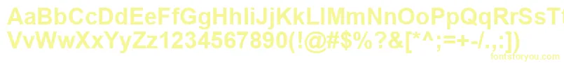 ArialBold Font – Yellow Fonts