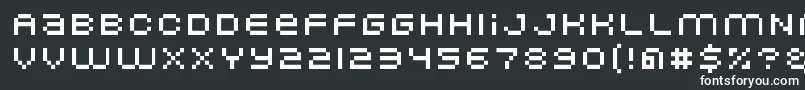 Nominal5 Font – White Fonts on Black Background