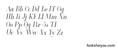 Обзор шрифта Glamor Condenseditalic