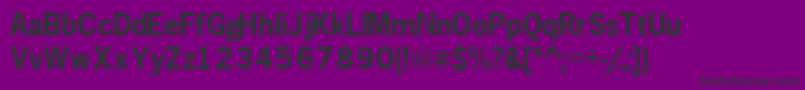 Macroblackssk Font – Black Fonts on Purple Background