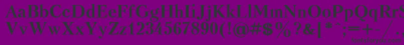 KudrashovBold.001.001 Font – Black Fonts on Purple Background