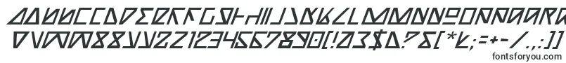 NickTurboItalic-fontti – fontit Moottoripyörät