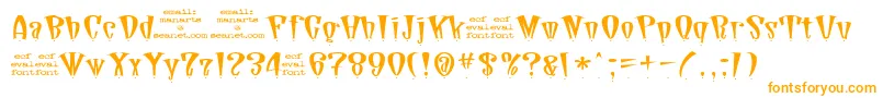 DaddioDotEval Font – Orange Fonts