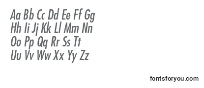 Обзор шрифта FavoritcondcItalic