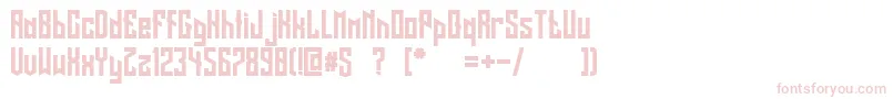 LongShot-Schriftart – Rosa Schriften