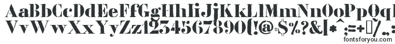Шрифт Lllibert – военные шрифты