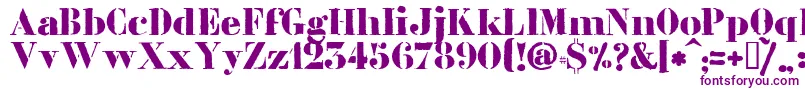 Lllibert-Schriftart – Violette Schriften