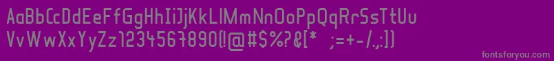 Шрифт SoulLotionBold – серые шрифты на фиолетовом фоне