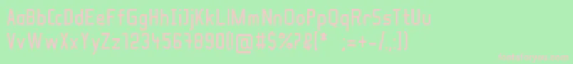 SoulLotionBold Font – Pink Fonts on Green Background