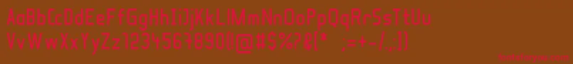SoulLotionBold Font – Red Fonts on Brown Background
